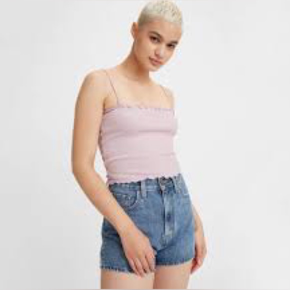 Women's Lavender Smocked Top